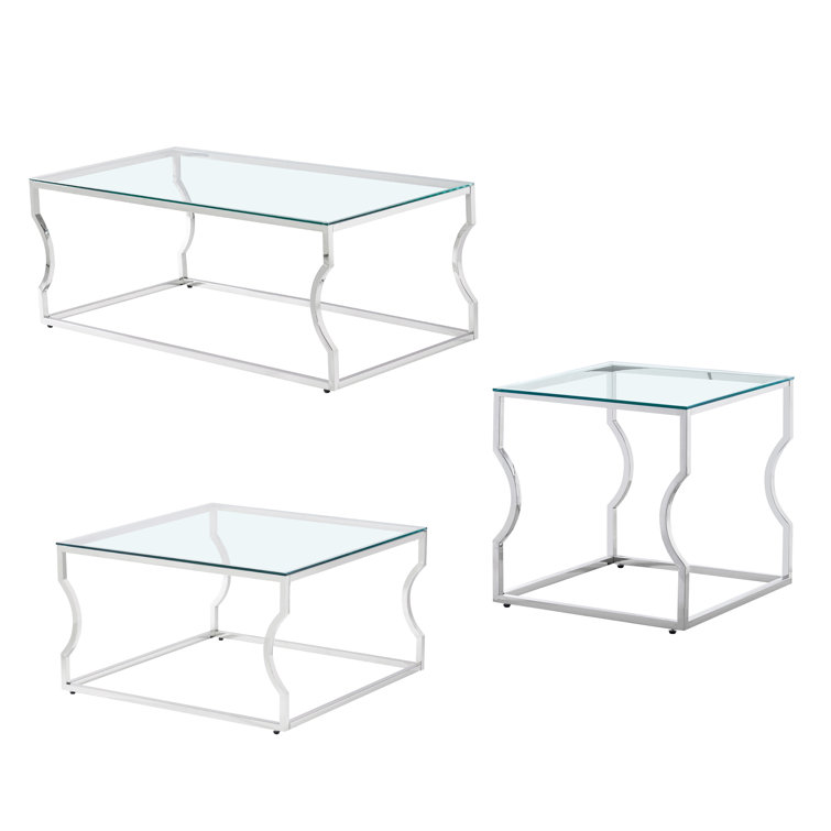 Charles Jacobs 3 Piece Coffee Table Set & Reviews Wayfair.co.uk
